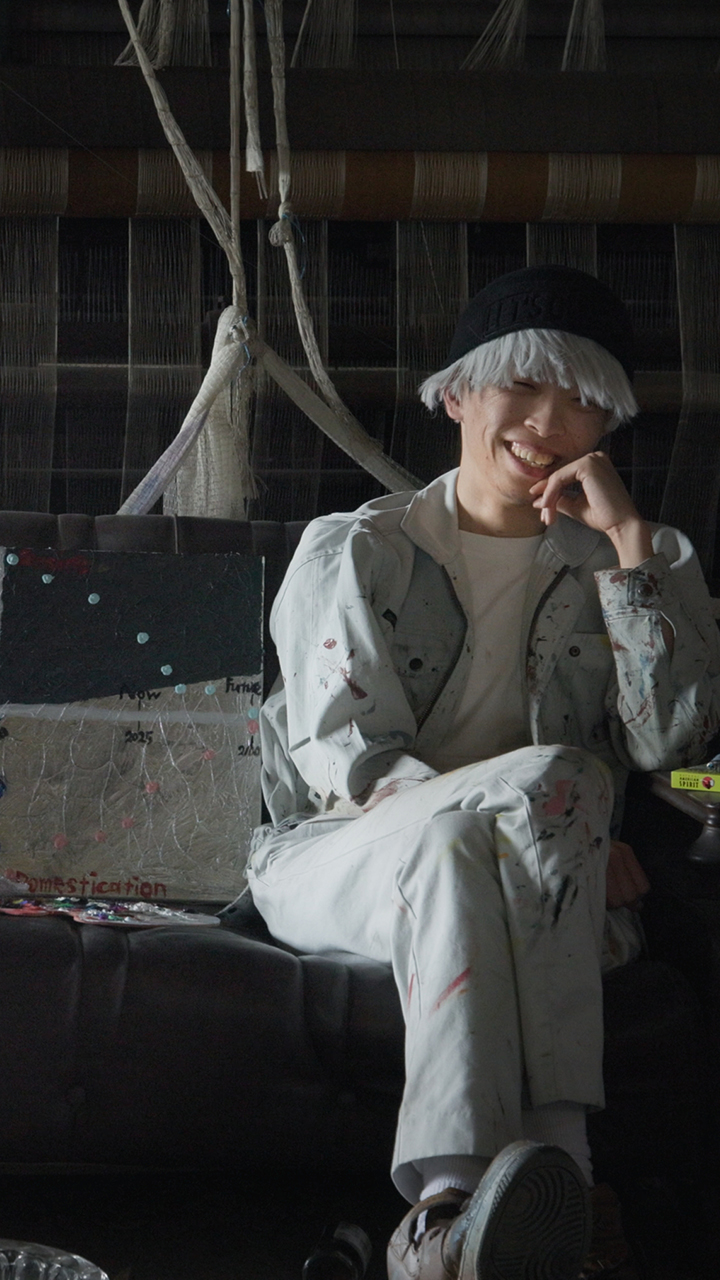 漁網アーティスト 吉田凱一氏