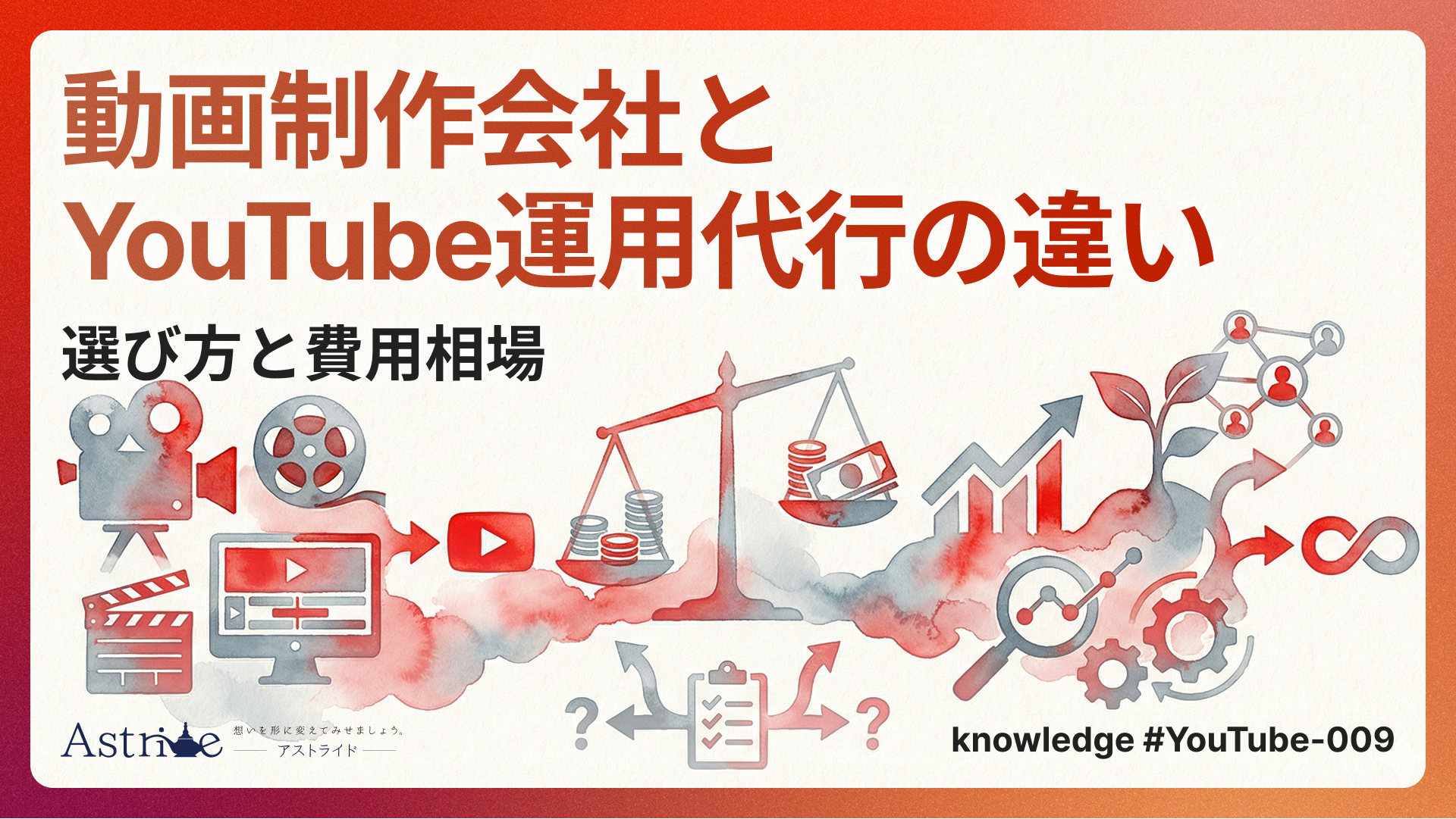 動画制作会社とYouTube運用代行の違い